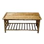 Outdoor Patio Rectangle Bamboo Coffee Table