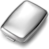Polished Chrome 2 Compartment Pill Box