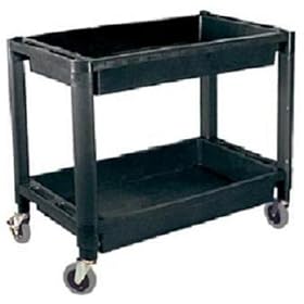 Advanced Tool Design Model ATD-7016 Plastic Utility Cart With Two Shelves by ATD