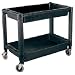 Advanced Tool Design Model  ATD-7016  Plastic Utility Cart With Two Shelves