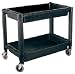 Office Products : Advanced Tool Design Model  ATD-7016  Plastic Utility Cart With Two Shelves