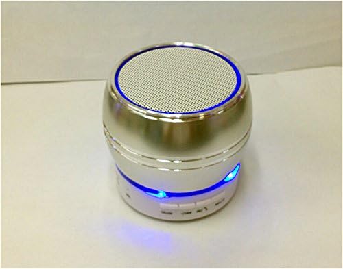 Wistpad Bluetooth Speaker With Colorful Flashing Lights Support U Disk Music Player GOLDEN