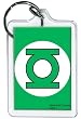 Green Lantern Mirror Lucite Key Chain