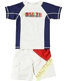 Nautica "Cubist Sails" 2-Piece Swim Set (Sizes 4 - 7)