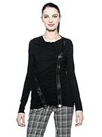 Met Camiseta Manga Larga (Negro)