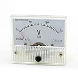 uxcell 電圧パネル??メータ　アナログ電圧計　クラス2.5精度　DC 0-150Vアナログ　安定性