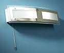 ALTo G9 Large Curved W/B With Shaver Socket (Inc Bulbs)