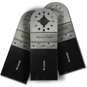 Versa-Tool MB3B 1-3/8-Inch Bi-Metal Universal Oscillating Saw Blade, 3 Pack