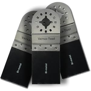 Versa-Tool MB3B 1-3/8-Inch Bi-Metal Universal Oscillating Saw Blade, 3 Pack