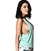 Coqueta Swimwear Open T-Back Tank Sexy Halter Tunic Backless Sport Shirt Mint