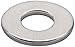 Small Parts 316 Stainless Steel Flat Washer, Plain Finish, Meets DIN 125, M2 Hole Size, 2.2mm ID, 5mm OD, 0.3mm Nominal Thickness (Pack of 100)