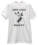 JESUS LOVES BOGOTA COLOMBIA SPIRITUAL STATE OF MIND T SHIRT
