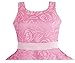 Sunny Fashion Girls Dress Pink Rose Wedding Pageant Boutique