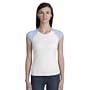 District Threads Ladies Cap Sleeve Raglan Tee