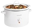 Crock-Pot 3060-W 6-Quart Round Slow Cooker, White