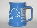 DETROIT LIONS 26 oz. Team Logo Sculpted COFFEE MEGA MUG