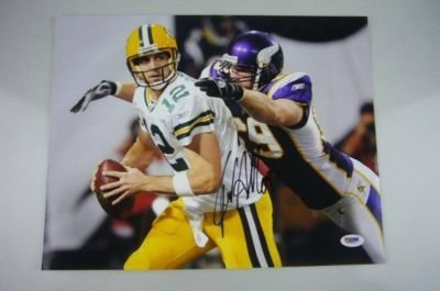 Vikings Jared Allen Autographed/Hand Signed Authentic 11x14 Photo PSA