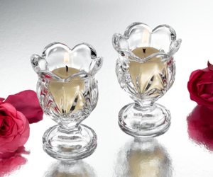 CRYSTAL HURRICANE VOTIVES - HURRICANE VOTIVES