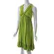 Sangria Brand V-neck Empire Waist Sleeveless Dress