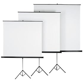 Hama Tripod Projector Screen 125 White