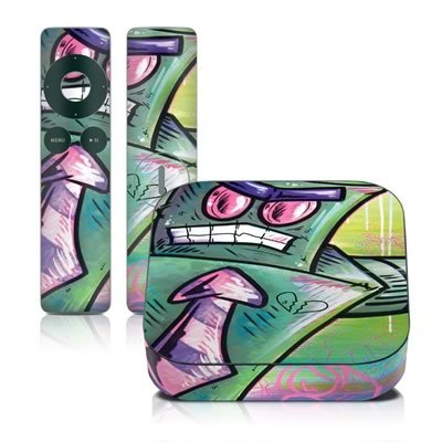 Angry Robot Protective Decal Skin Sticker for Apple Black TV 2nd Gen (released Fall 2010) Unit + Remote Control Angry Robot Protective Decal Skin Sticker for Apple Black TV 2nd Gen (released Fall 2010) Unit + Remote Control