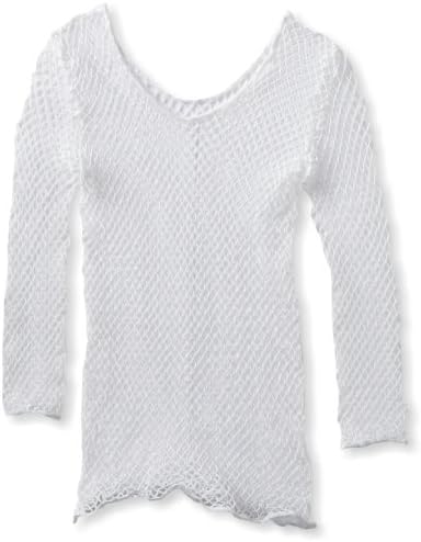 Leg Avenue Women's Lycra Industrial Fishnet Long Sleeves T-Shirt