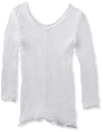 Leg Avenue Women's Lycra Industrial Fishnet Long Sleeves T-Shirt