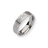 Titanium, 6mm Celtic Knot Band