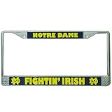 Notre Dame Fighting Irish Chrome License Plate Frame
