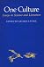One Culture: Essays Sci/Lit (Science & Literature)