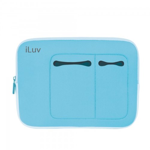 iLuv Mini Laptop Sleeve for 13-Inch MacBook Pro, MacBook Air, and Other 13-Inch Laptops - Blue (iBG2010BLU)