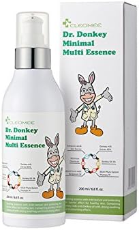 Cleomee Dr.donkey Minimal Multi Essence 200ml, All Skin Type, Face &amp; Body Moisturizing Essence,donkey Milk+natural EGF Contain