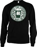Does This Clover Make Me Look Drunk? Mens Thermal Shirt, Irish Pride Shamrock Beer, St. Patrick's Day Men's Thermal