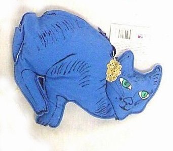 Andy Warhol Blue Cat Hand Bag Small Purse