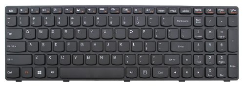 Laptop replacement Black frame keyboard compatible with Lenovo G505 G510 G700 G710 , US layout black color