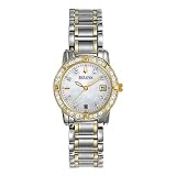 Bulova Ladies Diamond Accented Calendar Watch #98R107 by Bulova