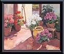 Art Poster Metal Framed Print - Flowers Pot - Artist: Edward Noott- Poster Size: 8 X 10