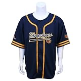Atlanta Thrashers Embroidered Baseball Jersey - Navy Large