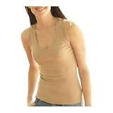 Kavio - Junior Raw Edge V Neck Tank Oxidize Wash (0306)