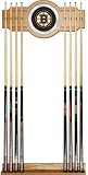 Boston Bruins Pool Cue Rack With Mirror