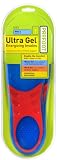 Profoot Ultra Gel Energizing Insoles, Mens 8-13, 1 Pair Packages (Pack of 2)