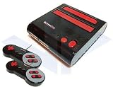 Retro Duo Twin Video Game System NES & SNES - Red and Black