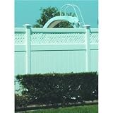 picture of WHT LATT TOP FEN SECTION (Genova Building Products FPL101)