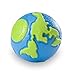 Outward Hound by Planet Dog Orbee-Tuff Planet Ball Blue/Green Treat-Dispensing Dog Toy, Medium