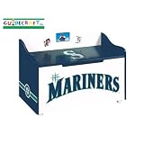 Seattle Mariners Wood Wooden Toy Box Chest