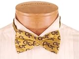 Georgia Tech Bow Tie - Georgia Tech Gold Pre-Tied Bow Tie with GT Logo