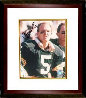 Paul Hornung Autographed/Hand Signed Green Bay Packers 8x10 Photo Custom Framed
