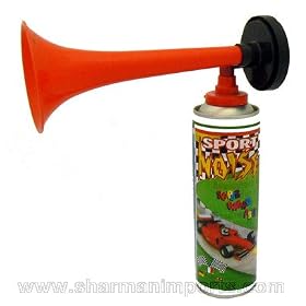 TOYS - AIR HORN SUPPORTERS 250ml - 1 OF