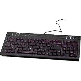 Zippy BL-741 USB V.2.0 512 Color Gradation Illuminated Backlight Keyboard by 