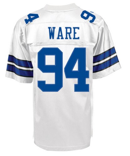 NFL Jerseys Dallas Cowboys #94 Ware White Authentic Football Jersey Size 48-56 (Please Select the Size When You Order, Can Do Drop Shipping)